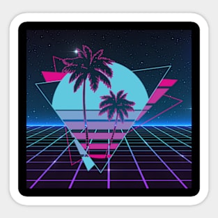 Vaporwave Nights! Sticker